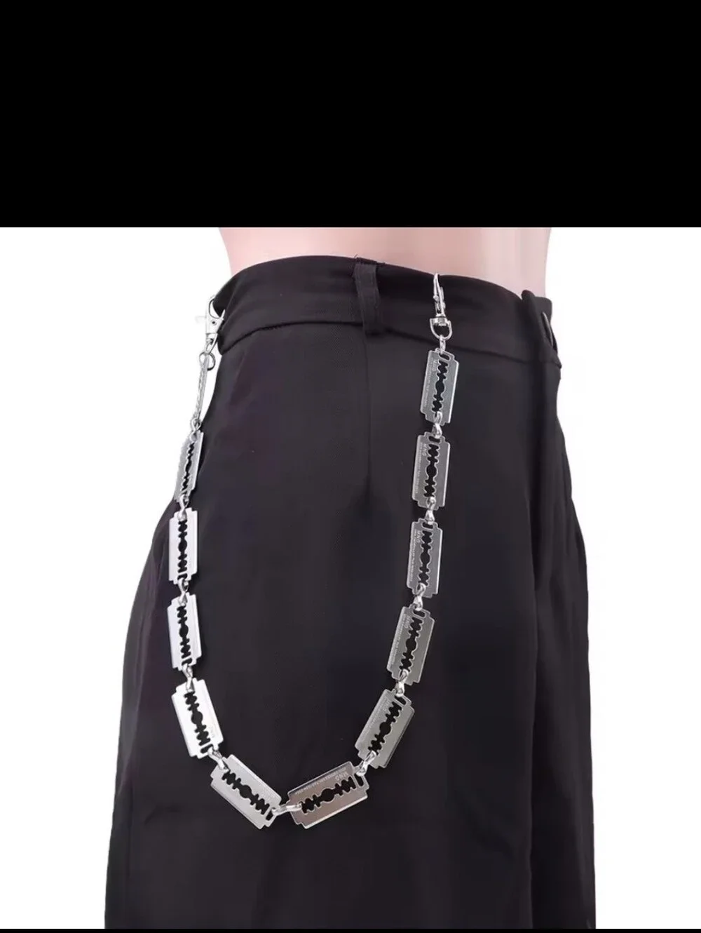 nwot Razor Blade Pants Chain